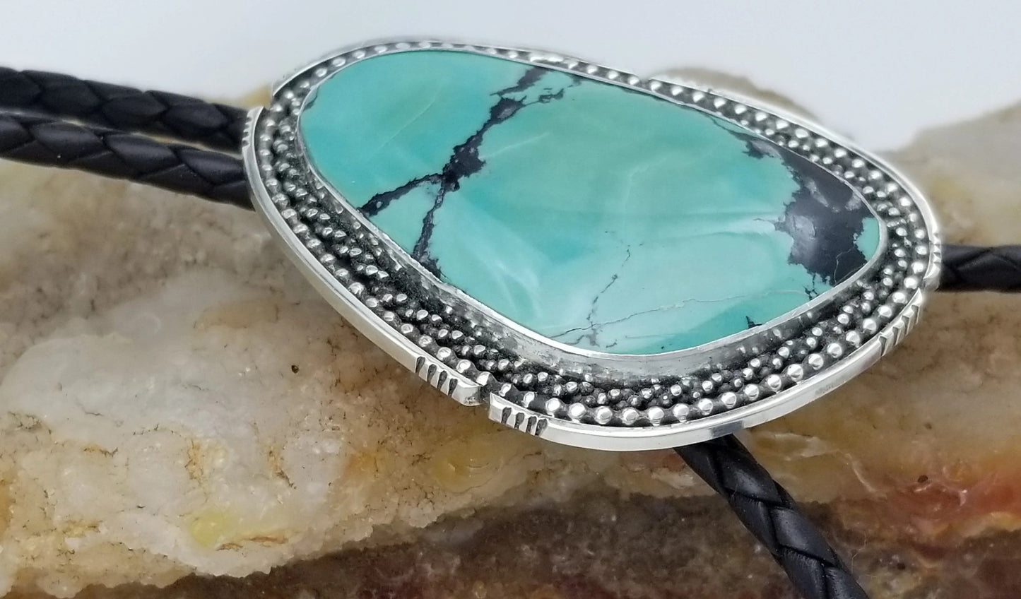 Hubei Turquoise Bolo Tie B003