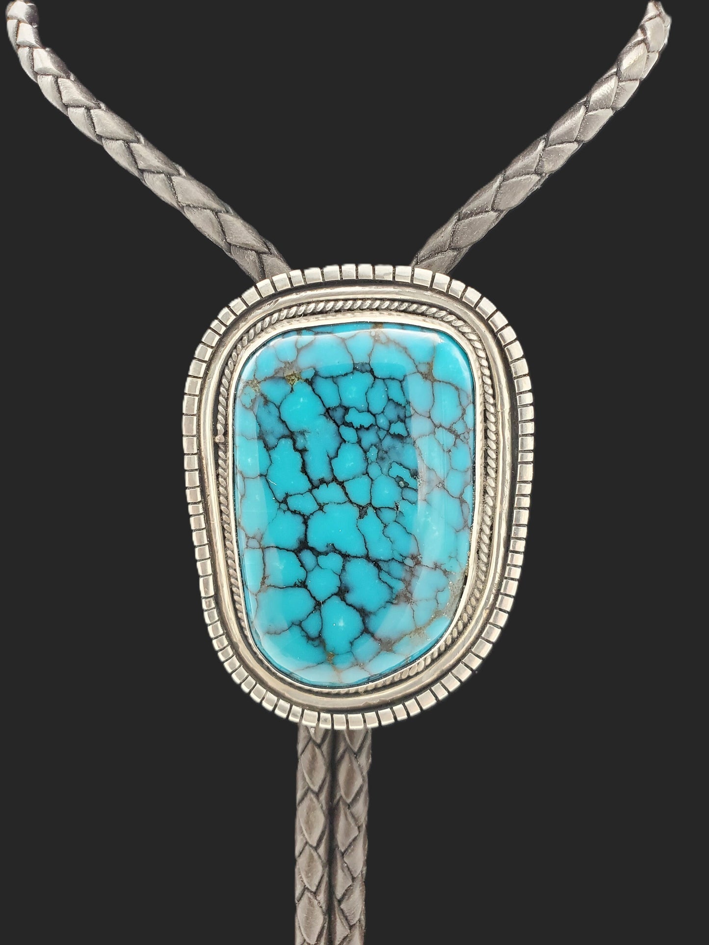 Blue Bell Turquoise Bolo Tie B058