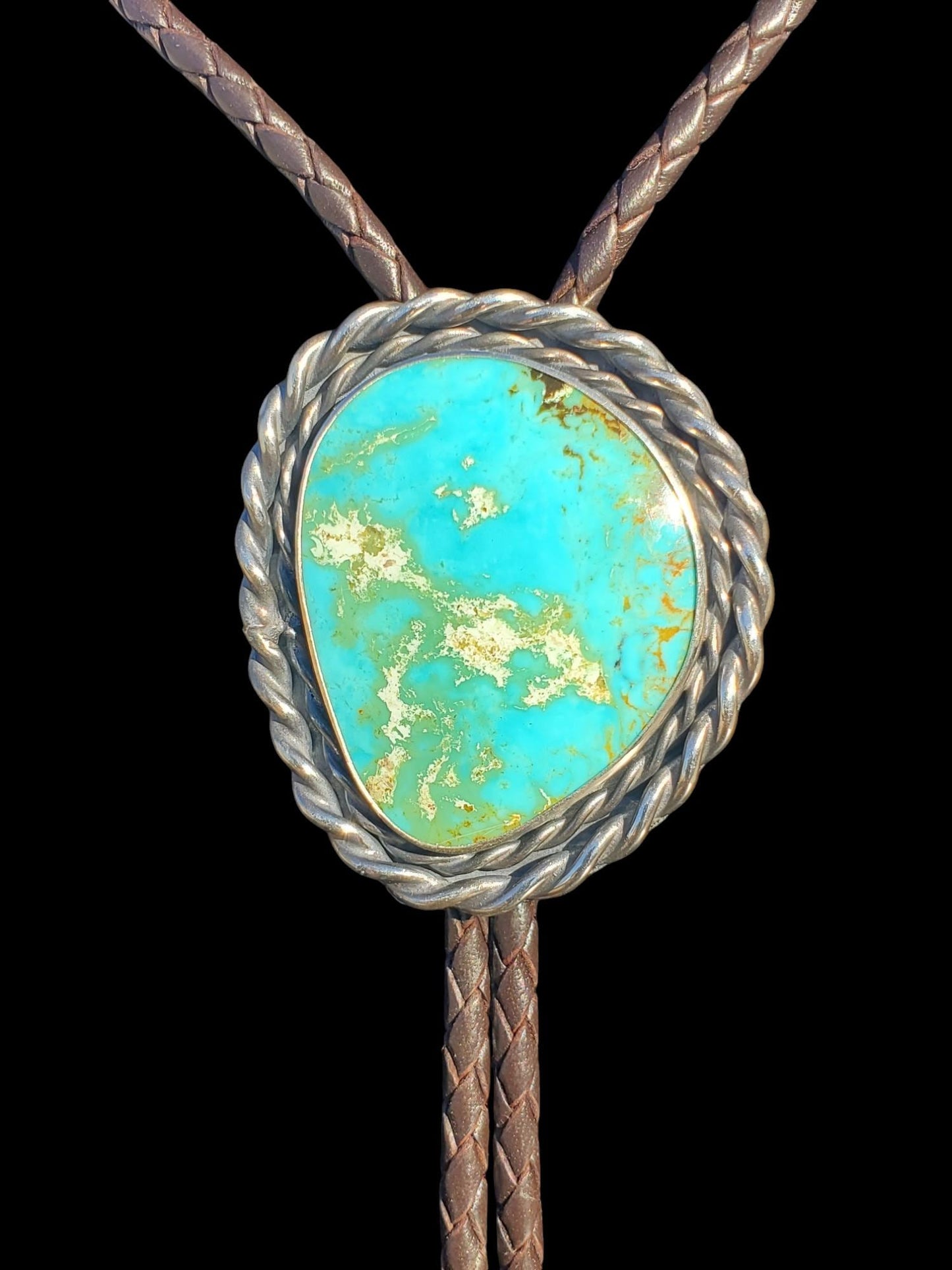 Royston Turquoise Bolo Tie B070