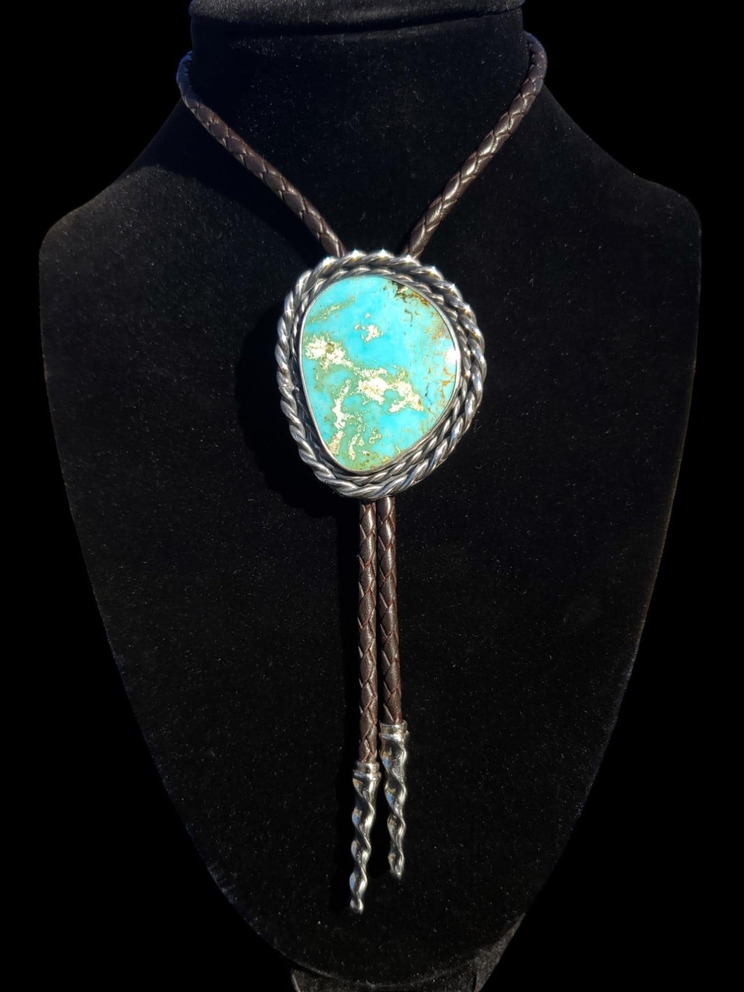 Royston Turquoise Bolo Tie B070