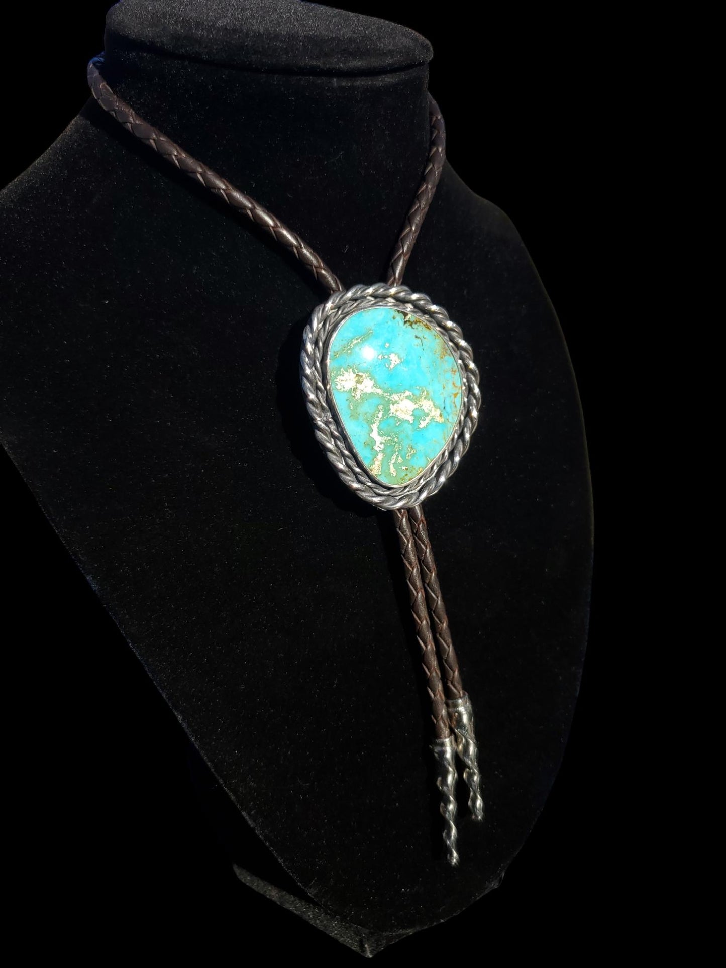 Royston Turquoise Bolo Tie B070
