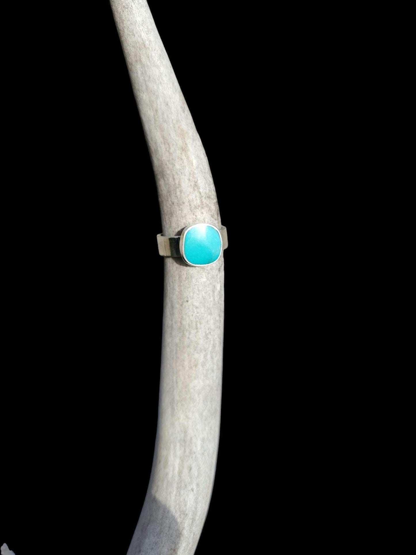 Blue Bird Mine Turquoise Ring, Size 8 1/2, R277