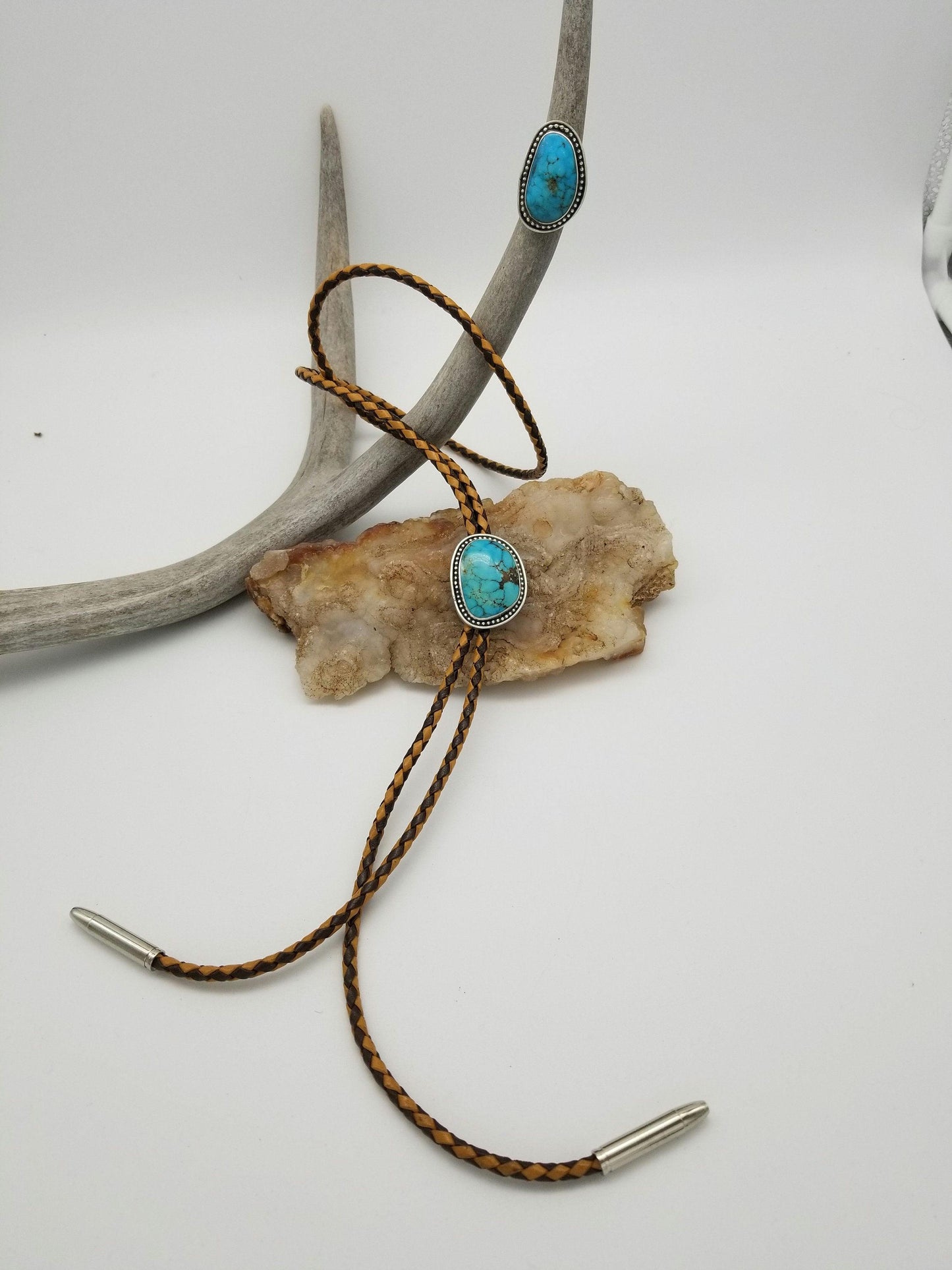 Kingman Mine, Arizona Turquoise Bolo B012