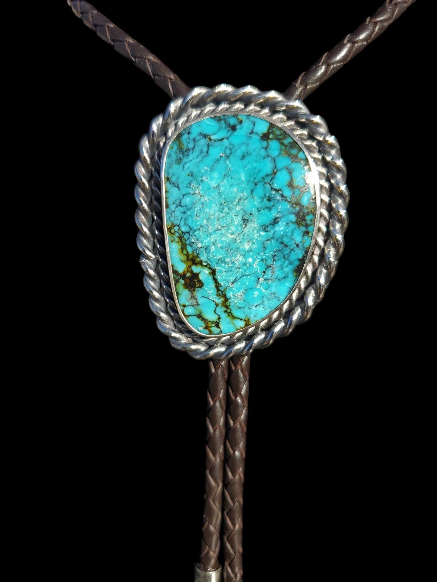 Nevada Turquoise Bolo Tie B079