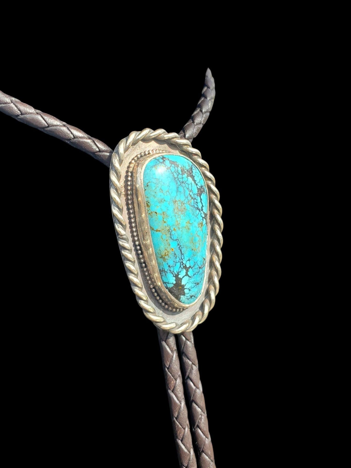 Nevada Turquoise Bolo Tie B106