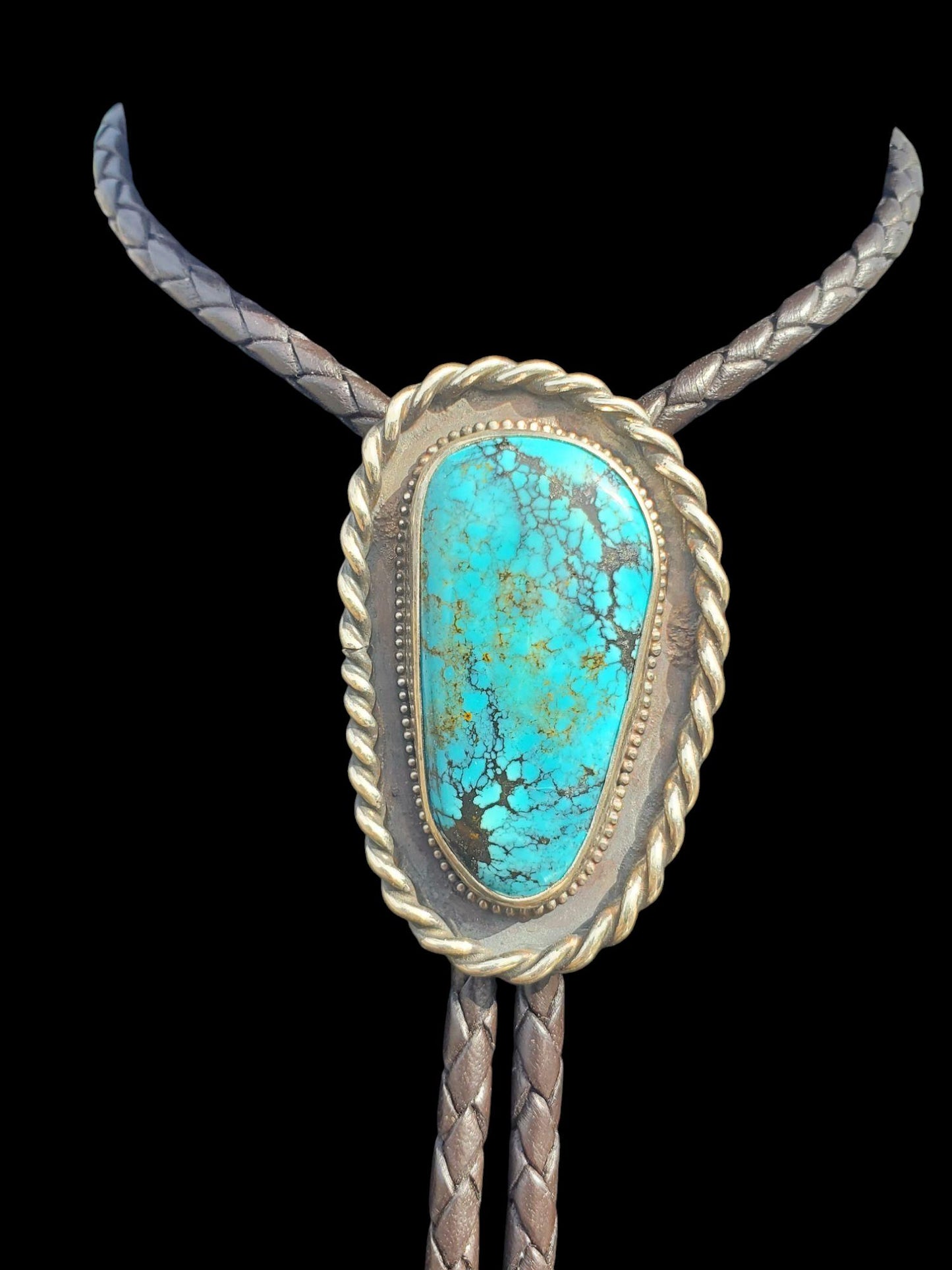 Nevada Turquoise Bolo Tie B106