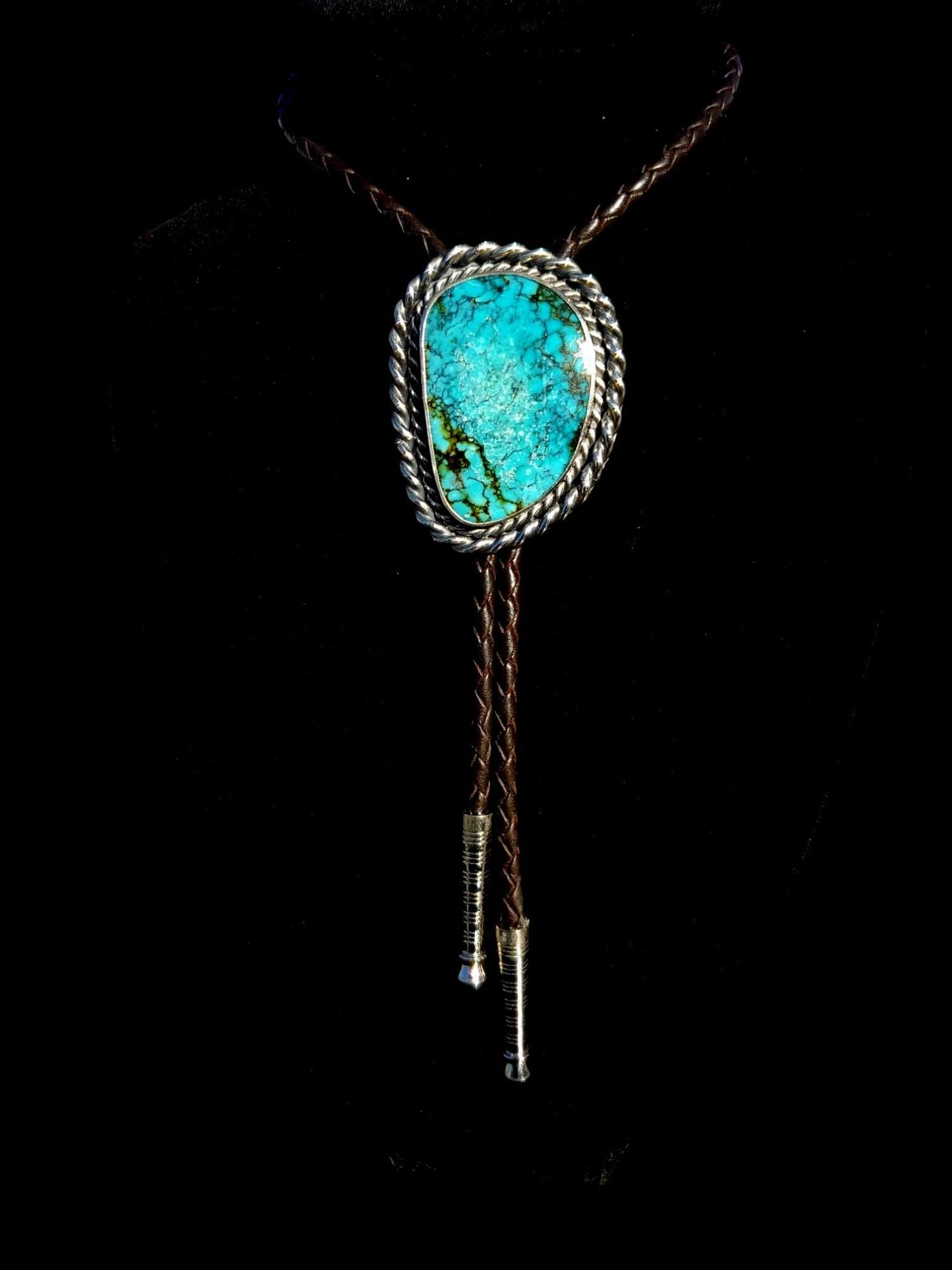 Nevada Turquoise Bolo Tie B079