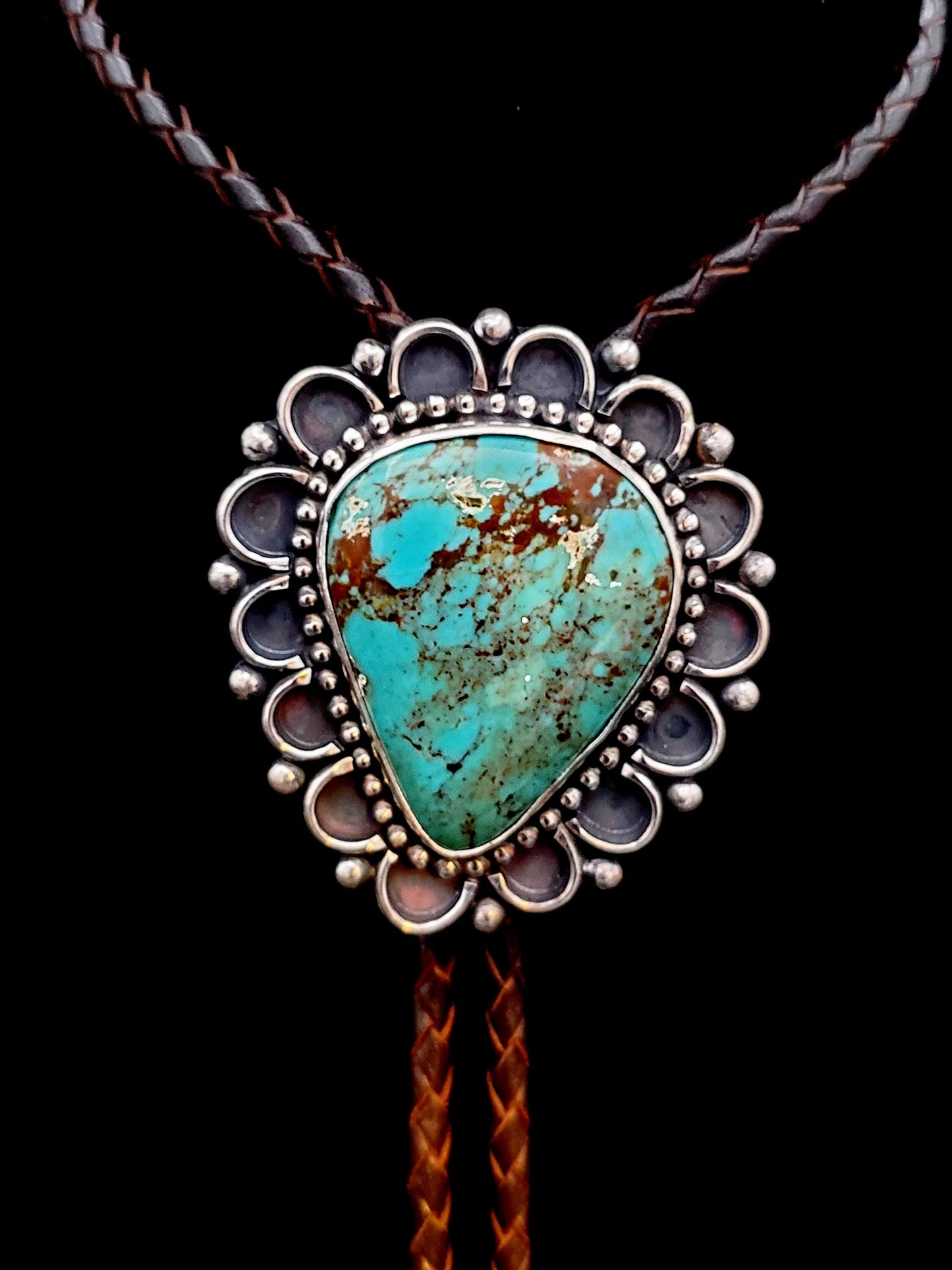 Royston Turquoise Bolo Tie B099