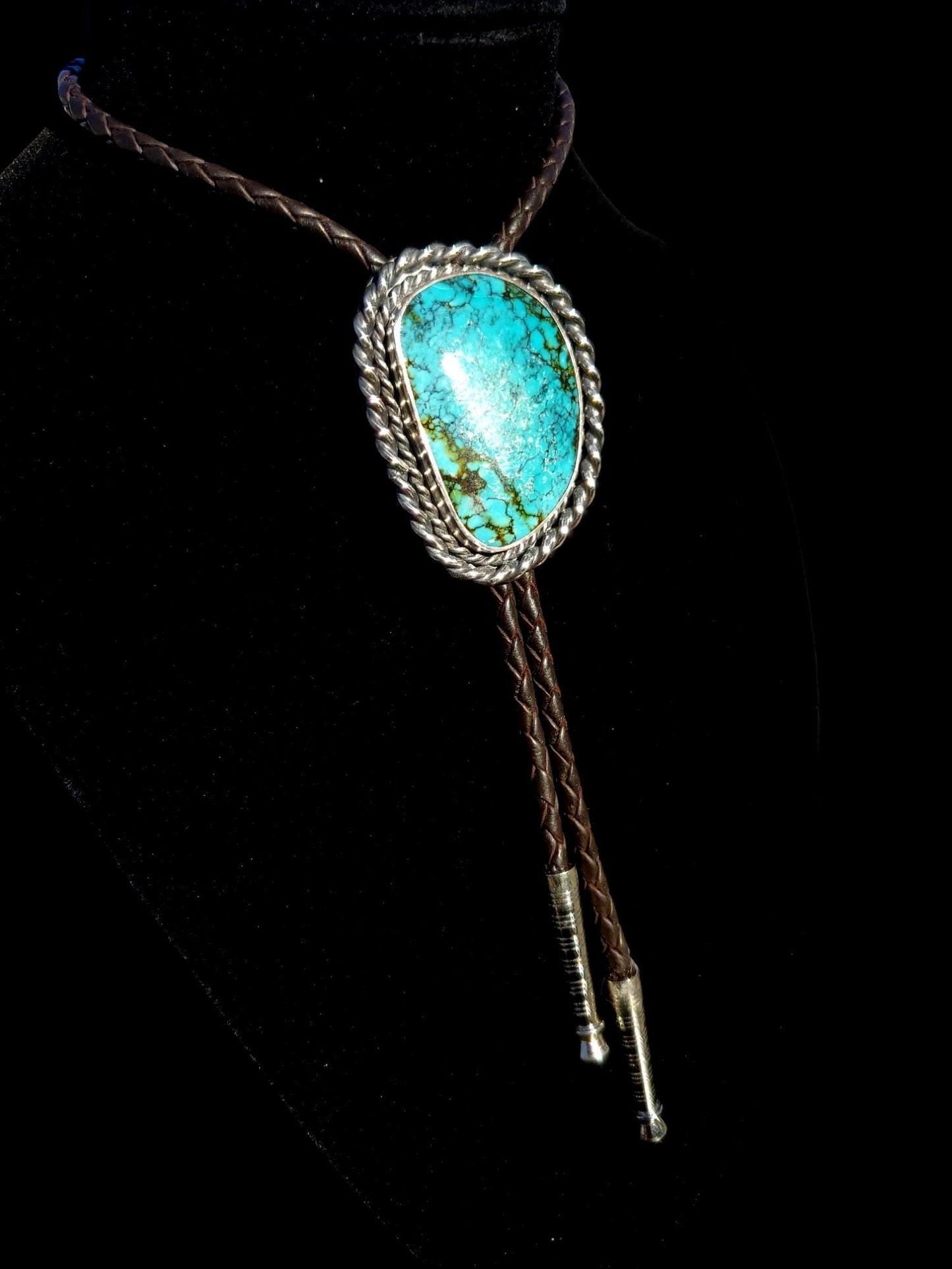 Nevada Turquoise Bolo Tie B079