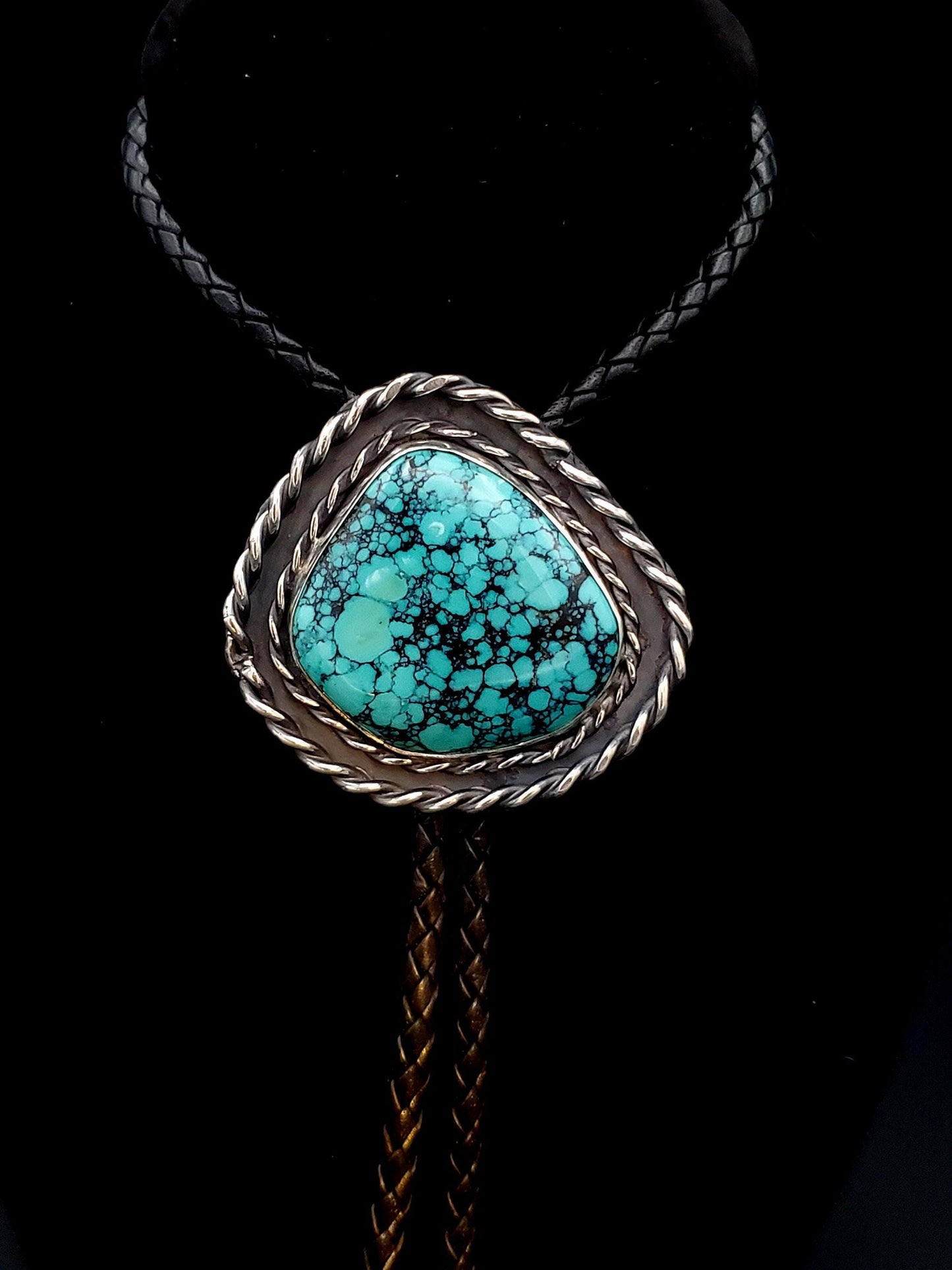 Southwest Turquoise Bolo Tie B098