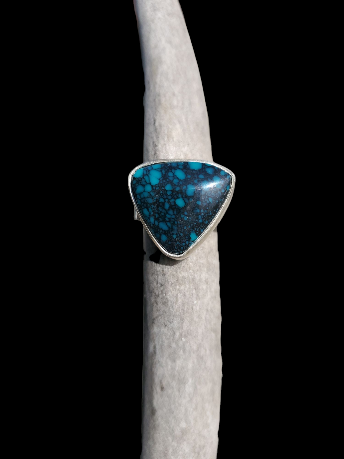 Hubei Turquoise Ring, Sz 7 1/4, R364
