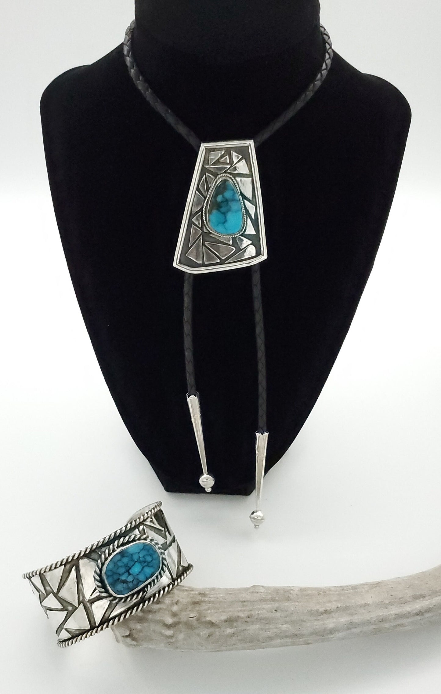 Blue Bell Turquoise Bolo