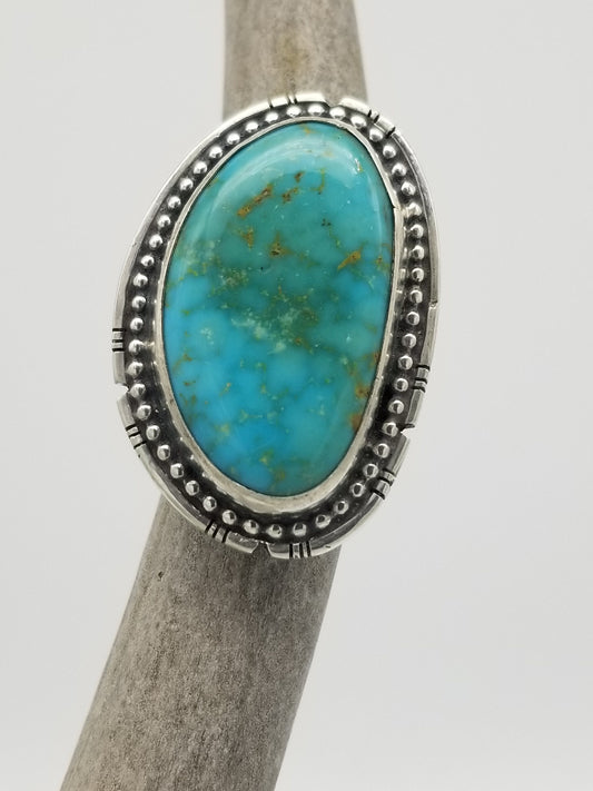 Candelaria Turquoise Ring, size 8 R059