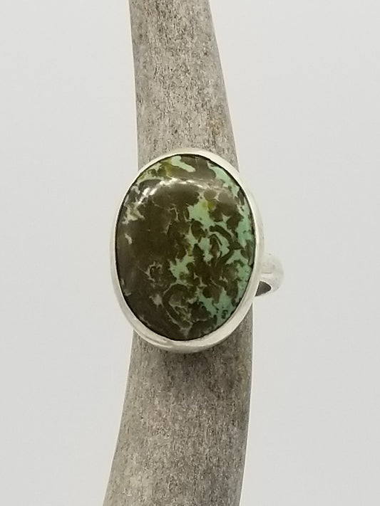 Cerillos Turquoise Ring, Size 7 R035