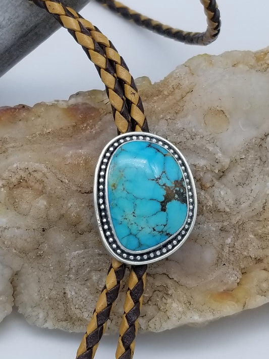 Kingman Mine, Arizona Turquoise Bolo B012