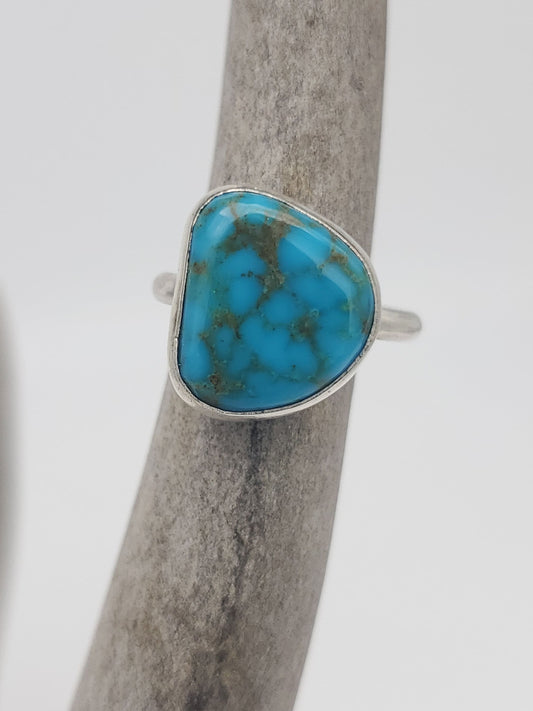 Kingman Mine Turquoise Ring, Size 5 1/2, R105