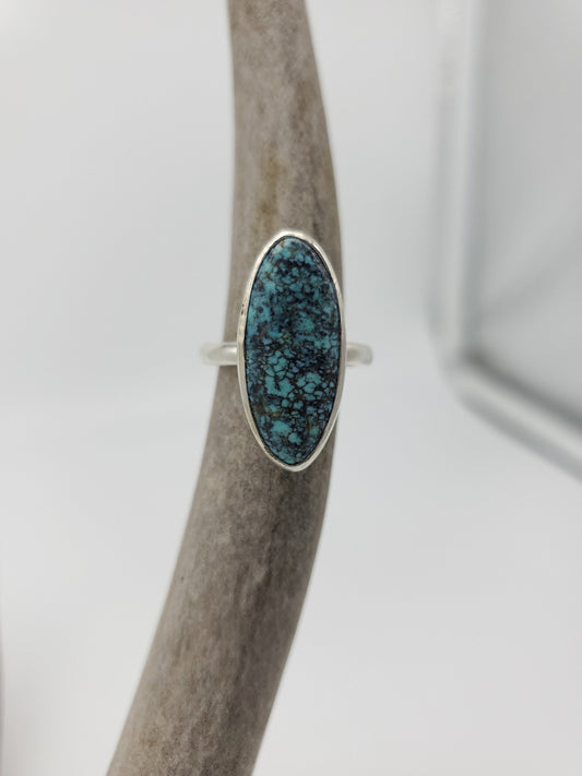 Southwest Turquoise Ring, Size 8, R111