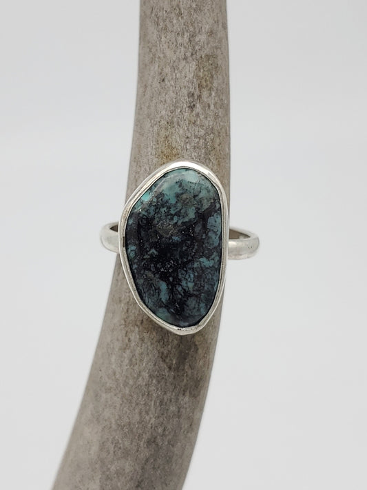 Southwest Turquoise Ring, Size 7 1/4, R112