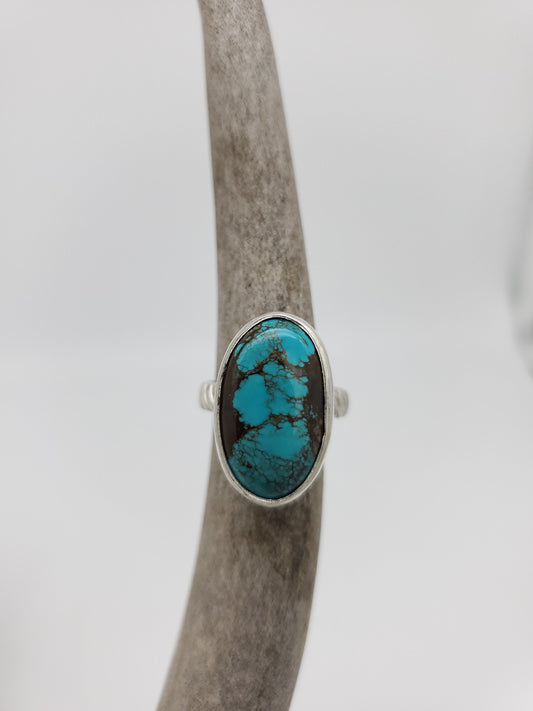 Southwest Turquoise Ring, Size 6 1/2, R117