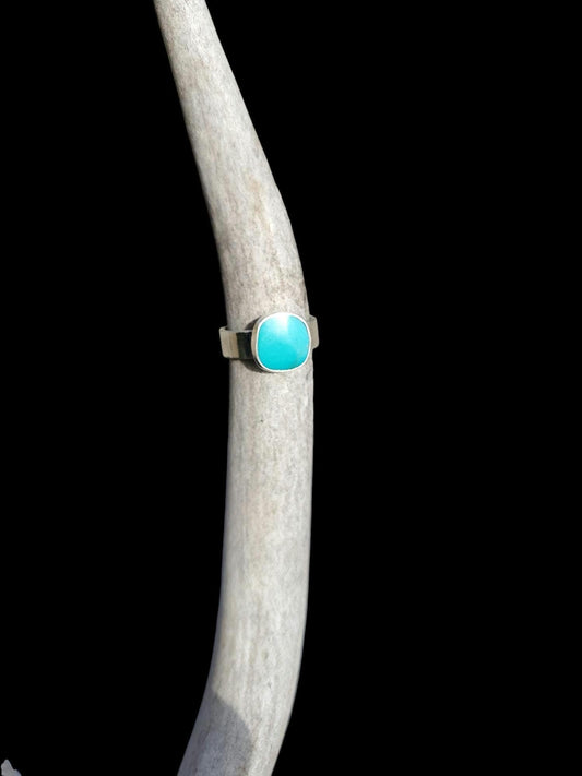 Blue Bird Mine Turquoise Ring, Size 8 1/2, R277