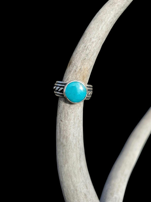 Blue Bird Mine Turquoise Ring, Size 11, R284