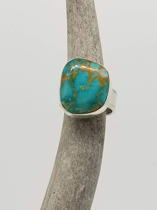 Royston Turquoise Ring Size 7 1/4 R033