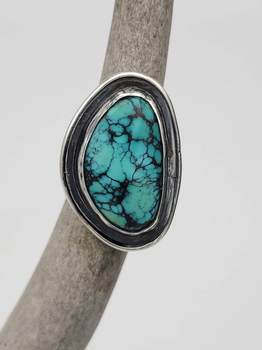 Nevada Turquoise Statement Ring, Size 6 1/2, R125