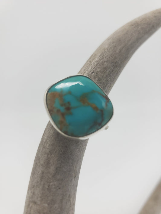 Royston Turquoise Statement Ring, Size 9, R136