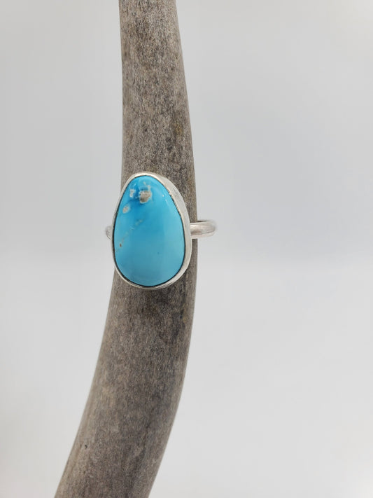 Blue Bird Mine Turquoise Ring, Size 7, R183