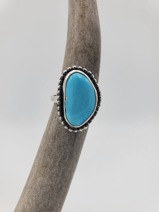 Blue Bird Mine Turquoise Ring, Size 9, R190