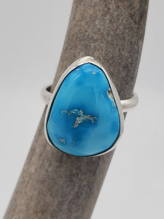 Blue Bird Mine Turquoise Ring, Size 9, R195