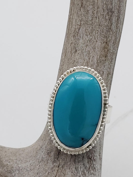 Sleeping Beauty Turquoise Ring size 10, R218