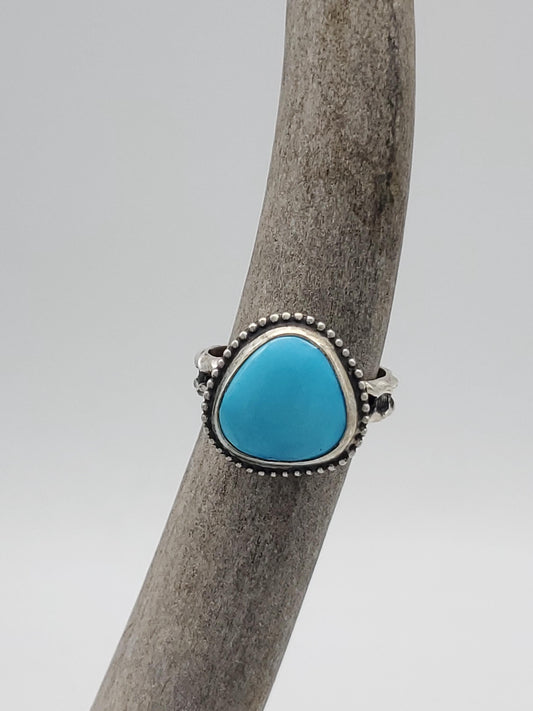 Blue Bird Mine Turquoise Ring, Size 9, R196