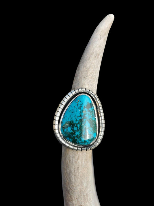 Bisbee Turquoise Ring, Size 9, R287