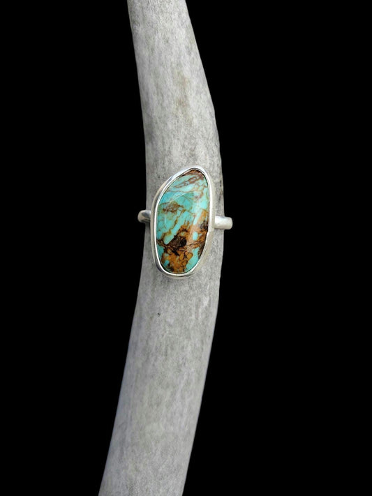 Kingman Mine Turquoise Ring, Size 8 1/2, R250