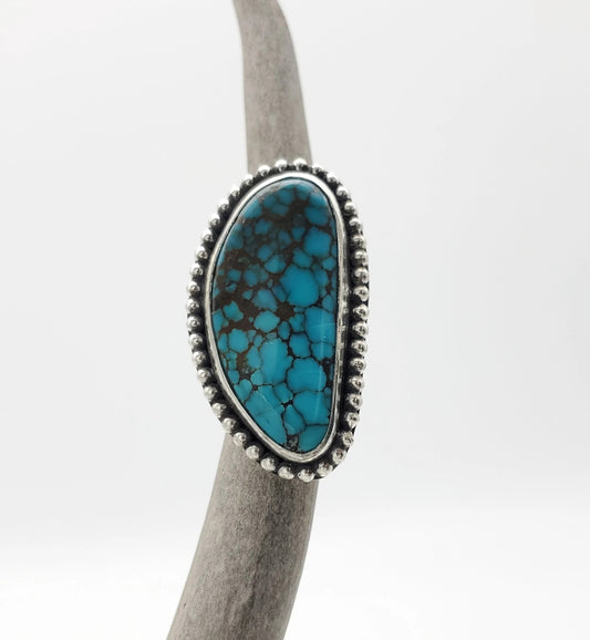 Blue Bell Mine, Nevada Turquoise Ring, Size 6 3/4 R095