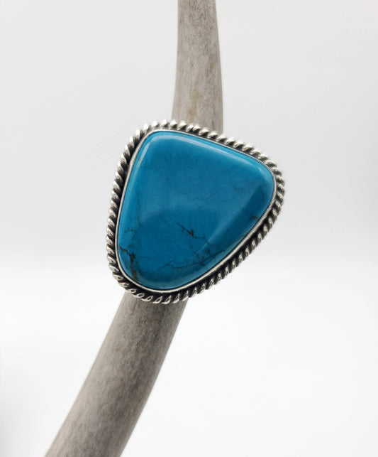 Morenci Turquoise Ring, Size 7, R193