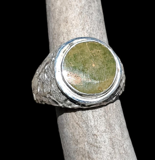 Manassa Mine Turquoise Men's Ring, Size 9 1/2, R268