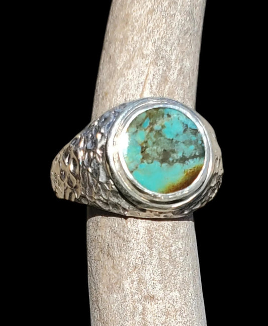 Nevada Turquoise Men's Ring, Size 10 1/2, R270