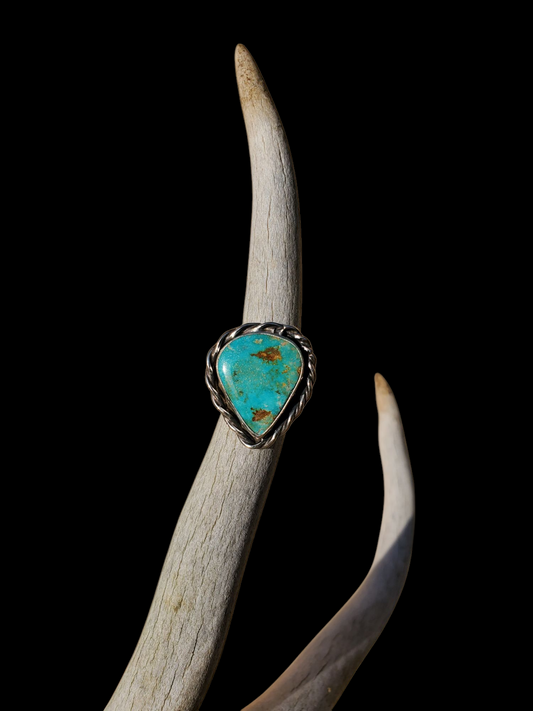 Turquoise Mountain Ring, Sz 5 1/2, R364