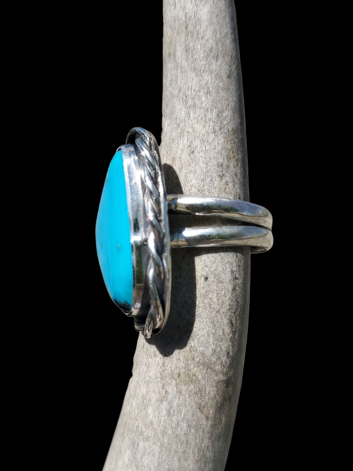 Morenci Turquoise Ring, Size 6, R343