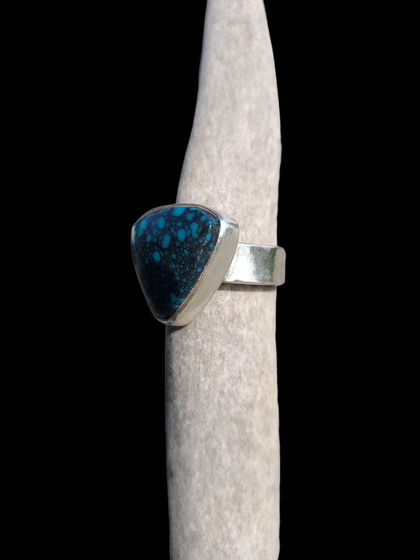 Hubei Turquoise Ring, Sz 7 1/4, R364