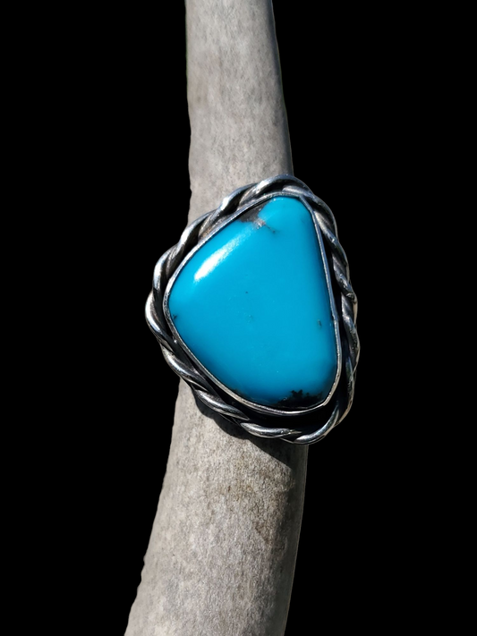 Morenci Turquoise Ring, Size 6, R343